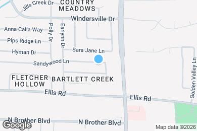Map image of the property - 8077 Sandywood Ln