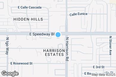 Map image of the property - 9420 E Speedway Blvd
