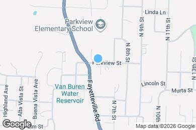 Map image of the property - 825 Harrell St