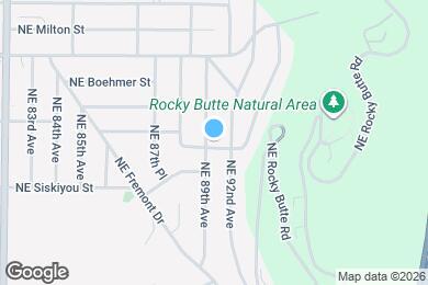 Map image of the property - 8915 NE Hill Way