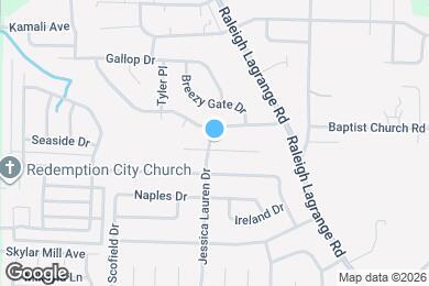 Map image of the property - 1172 Jessica Lauren Dr