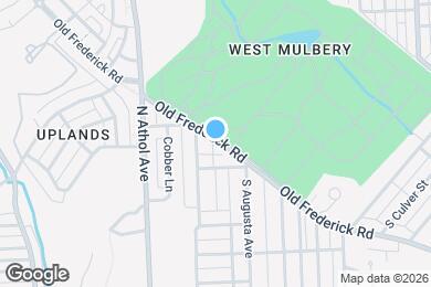 Map image of the property - 4213 Old Frederick Rd
