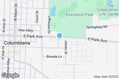 Map image of the property - 305 E Park Ave