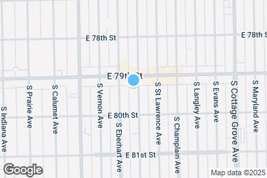 Map image of the property - 7920 S Rhodes Ave