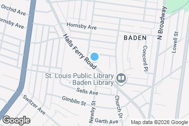 Map image of the property - 8612 Halls Ferry Road