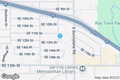 Map image of the property - 4101 SE 12th St