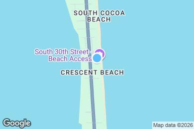 Map image of the property - 3001 S Atlantic Ave