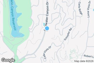 Map image of the property - 1174 Coldwater Canyon Dr