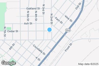Map image of the property - 204 Cedar St