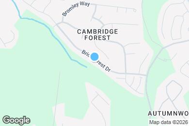 Map image of the property - 1565 Bridgecrest Dr