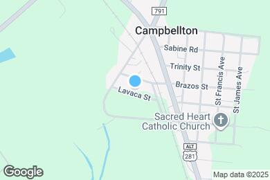 Map image of the property - 160 Lavaca St