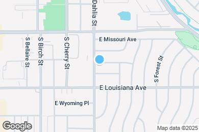 Map image of the property - 4820 E Arizona Ave