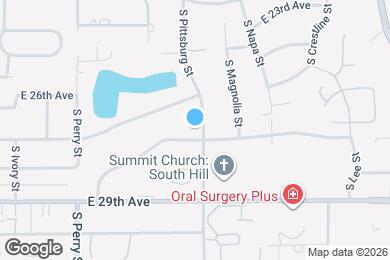 Map image of the property - 1727 E Pinecrest Rd