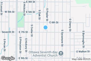 Map image of the property - 634 S Poplar St