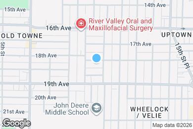Map image of the property - 1024 18th Ave