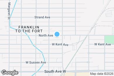 Map image of the property - 2013 North Ave W