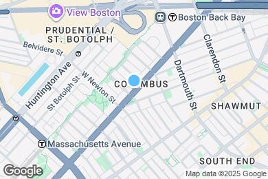 Map image of the property - 431 Columbus Ave