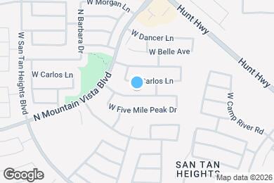 Map image of the property - 3278 W Yellow Peak Dr