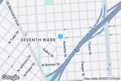 Map image of the property - 1864 N Galvez St