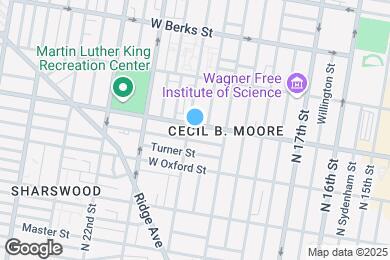 Map image of the property - 1940 Cecil B Moore Ave