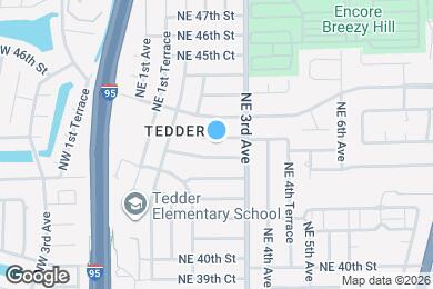 Map image of the property - 260 NE 43rd St