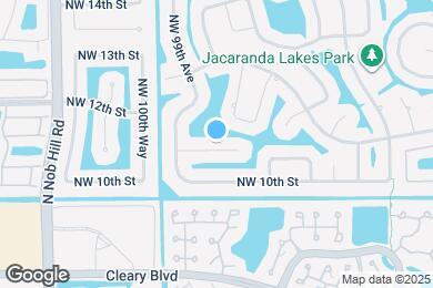 Map image of the property - 9841 NW 10th Ct