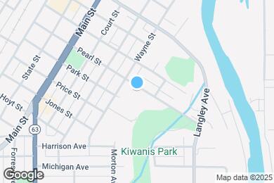 Map image of the property - 1018 Pearl St