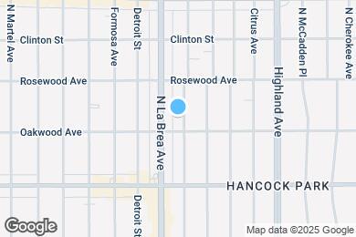 Map image of the property - 415 N Sycamore Ave