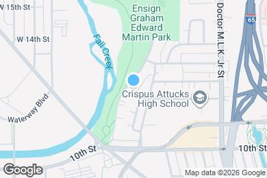 Map image of the property - 1209 Fall Creek Pkwy E Dr