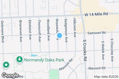 Map image of the property - 4510 Rosewold Ave