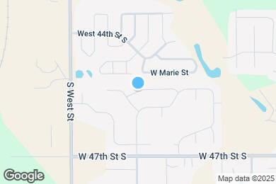 Map image of the property - 3419 W 45th St S