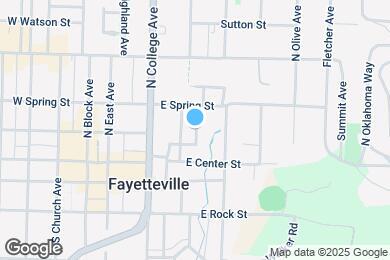 Map image of the property - 119 N Washington Ave