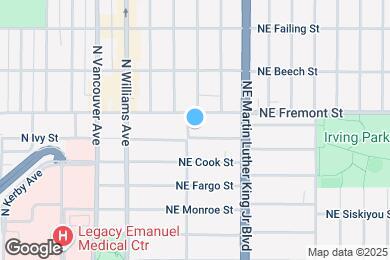 Map image of the property - 3412 NE Rodney Ave