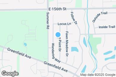 Map image of the property - 15401 Ten Point Dr