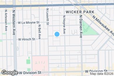 Map image of the property - 2129 W Schiller St