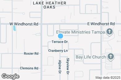 Map image of the property - 222 Terrace Dr