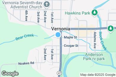 Map image of the property - 1119 Maple St