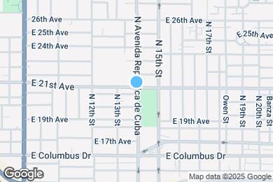Map image of the property - 1316 Holmes Ave