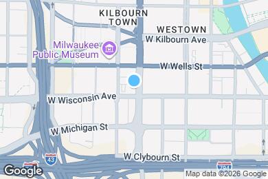 Map image of the property - 606 W Wisconsin Ave