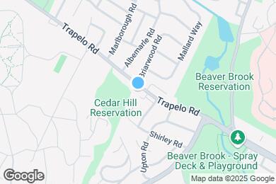 Map image of the property - 122 Trapelo Rd