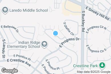 Map image of the property - 16556 E Hialeah Dr