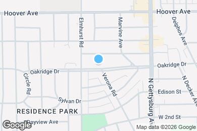 Map image of the property - 4209 Oakridge Dr