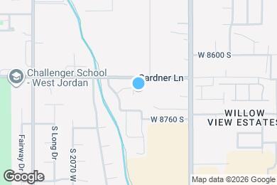 Map image of the property - 8687 S Cajean Cir