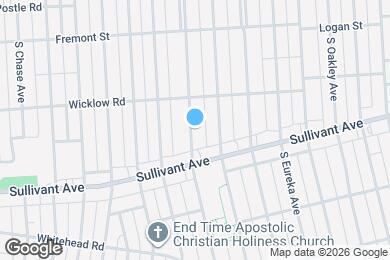 Map image of the property - 464 S Burgess Ave