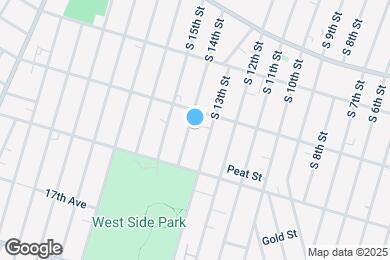 Map image of the property - 504 S 14th St