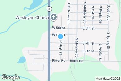 Map image of the property - 1568 S High St