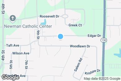 Map image of the property - 950 Edgar Dr