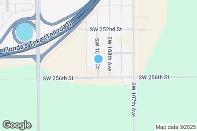 Map image of the property - 25449 SW 108th Ct