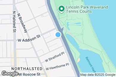 Map image of the property - 519 W Brompton Ave