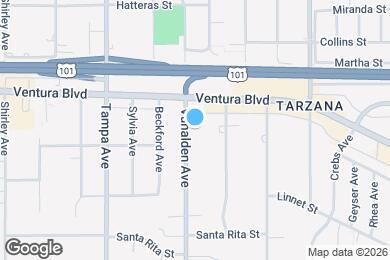 Map image of the property - 5516 Vanalden Ave